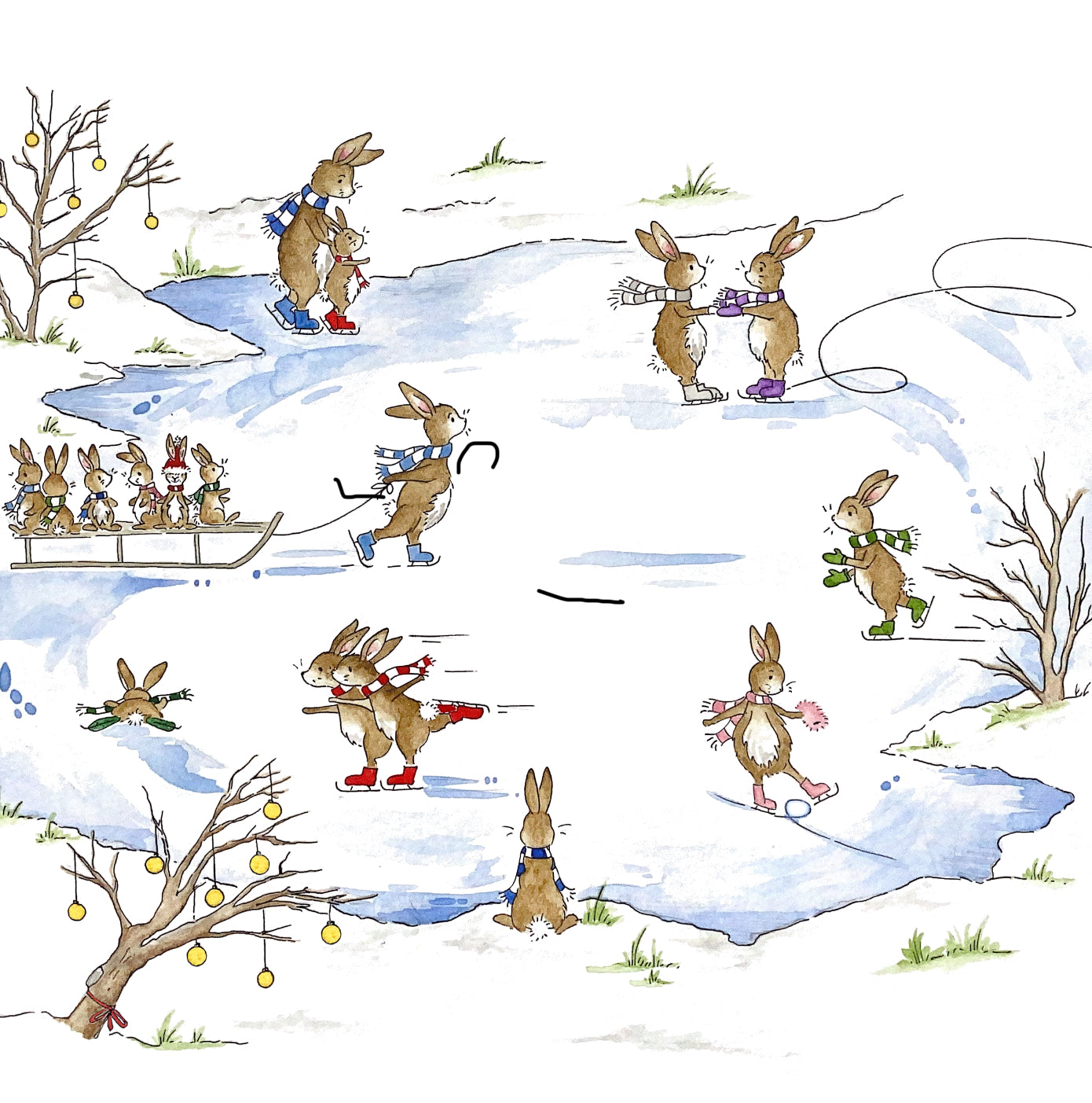 Skating Bunnies