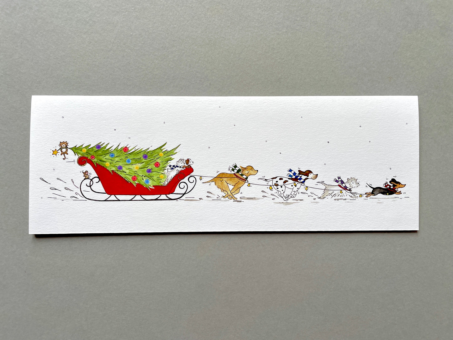 Christmas Dog Sleigh
