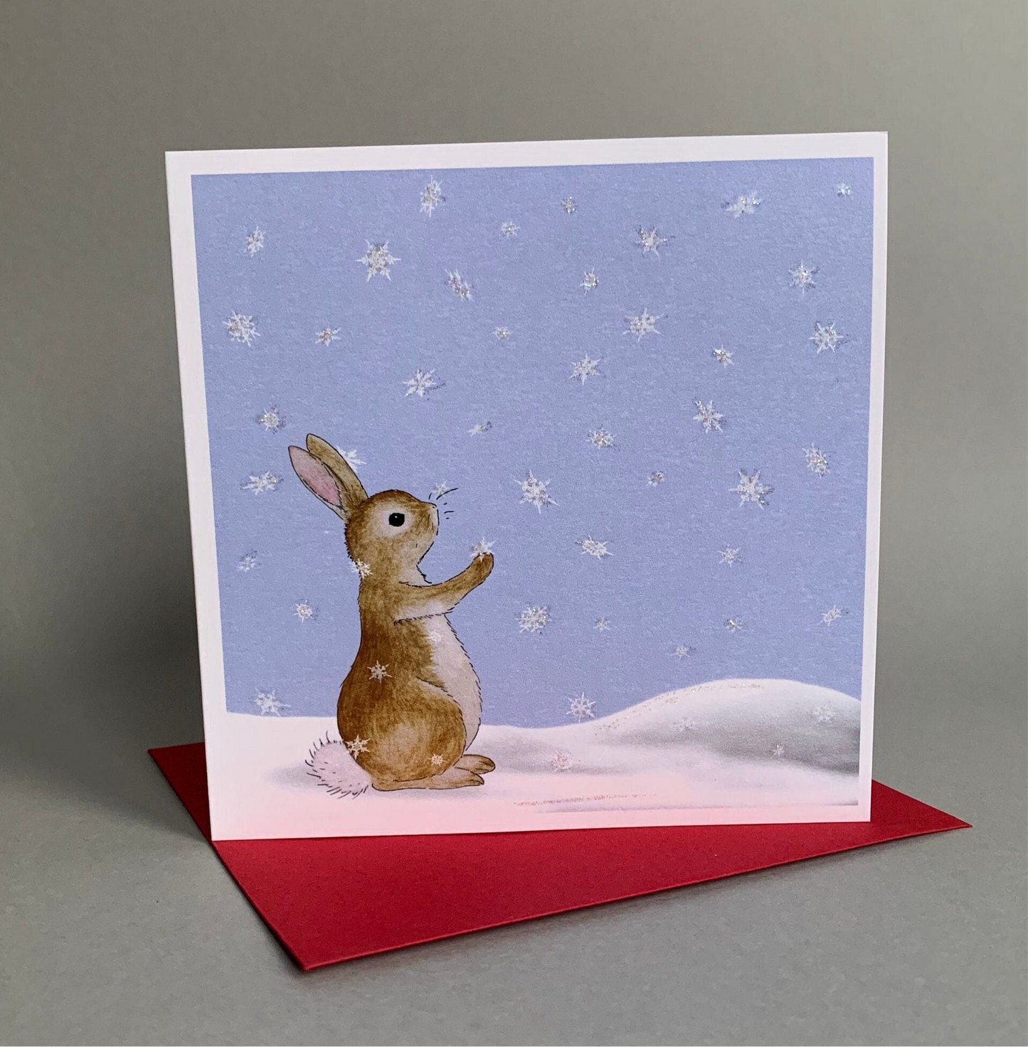 Rabbit Catching Snowflakes