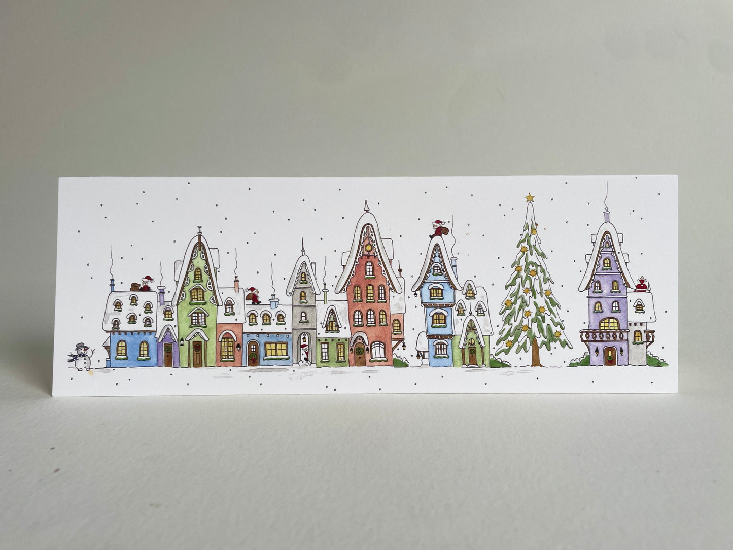 Snowy Houses