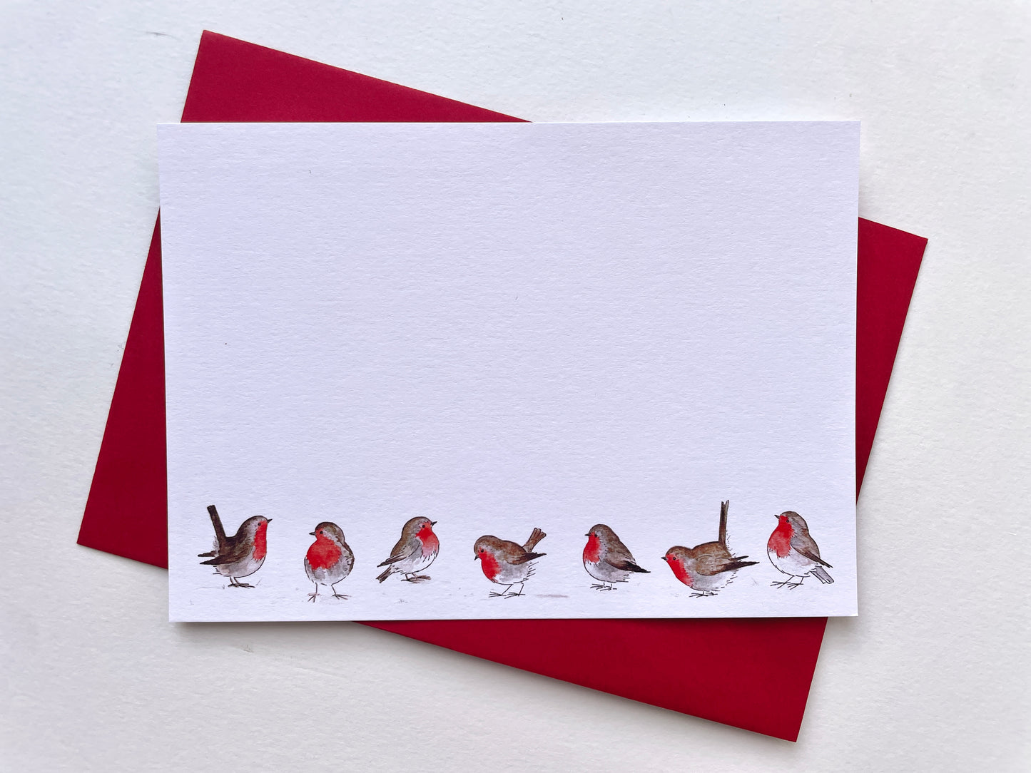 Robins in Snow