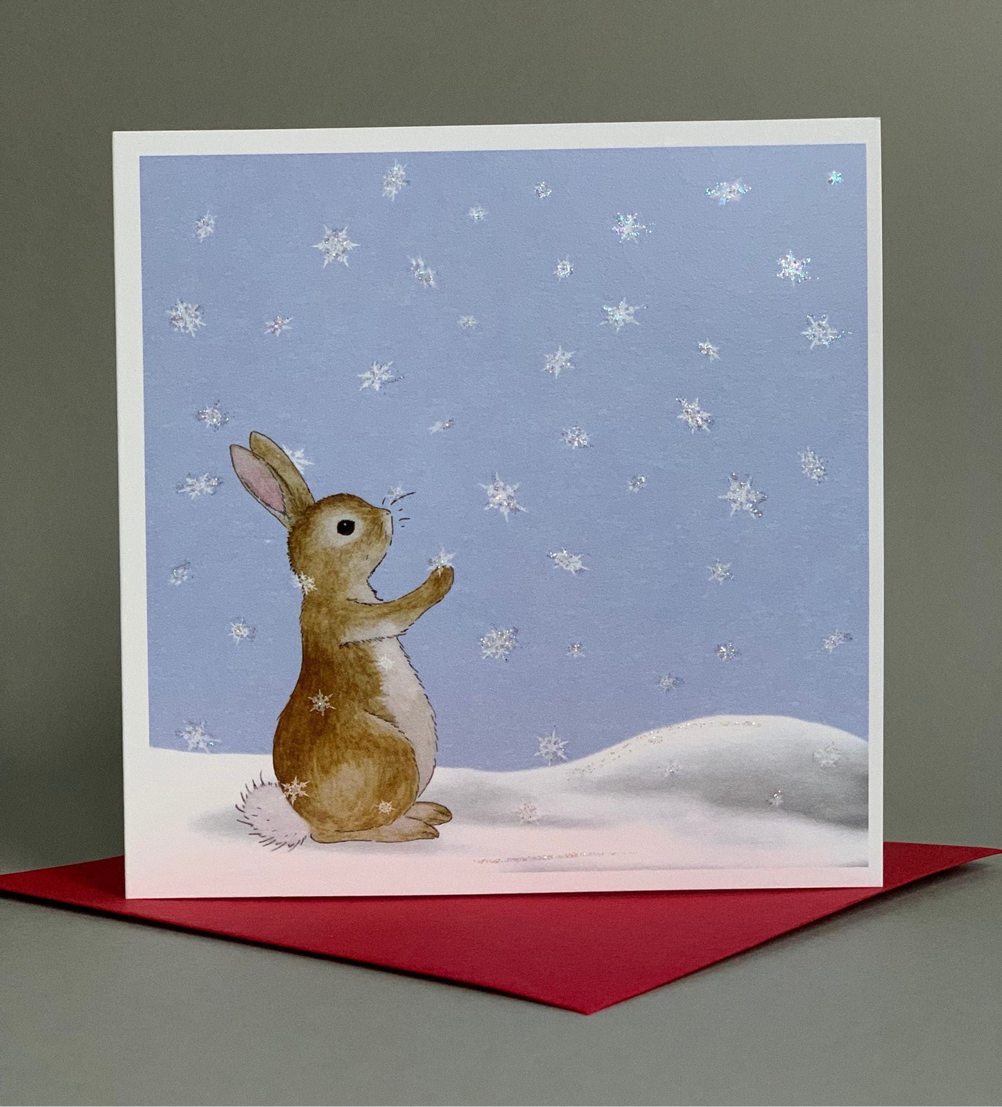Rabbit Catching Snowflakes