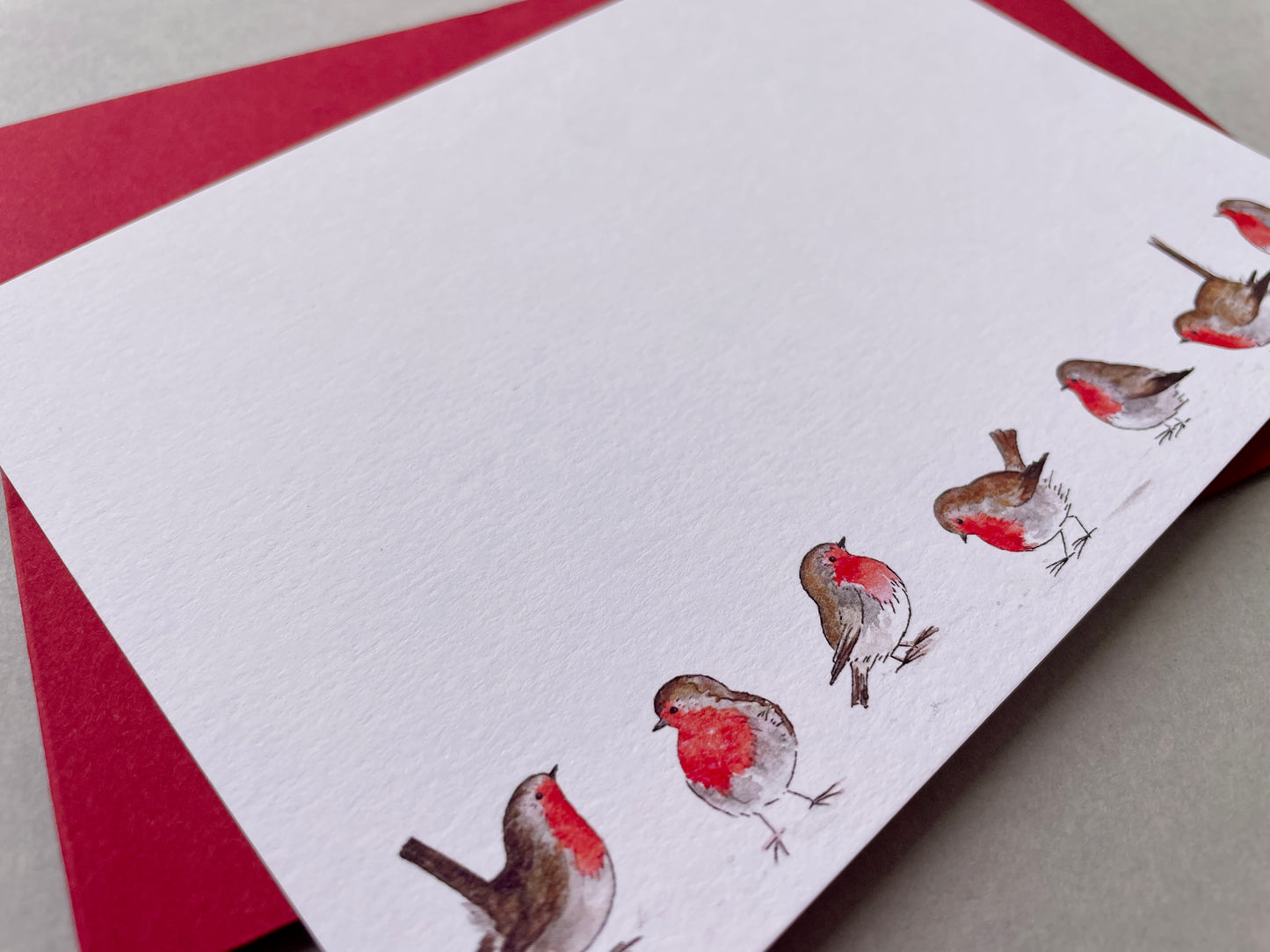 Robins in Snow
