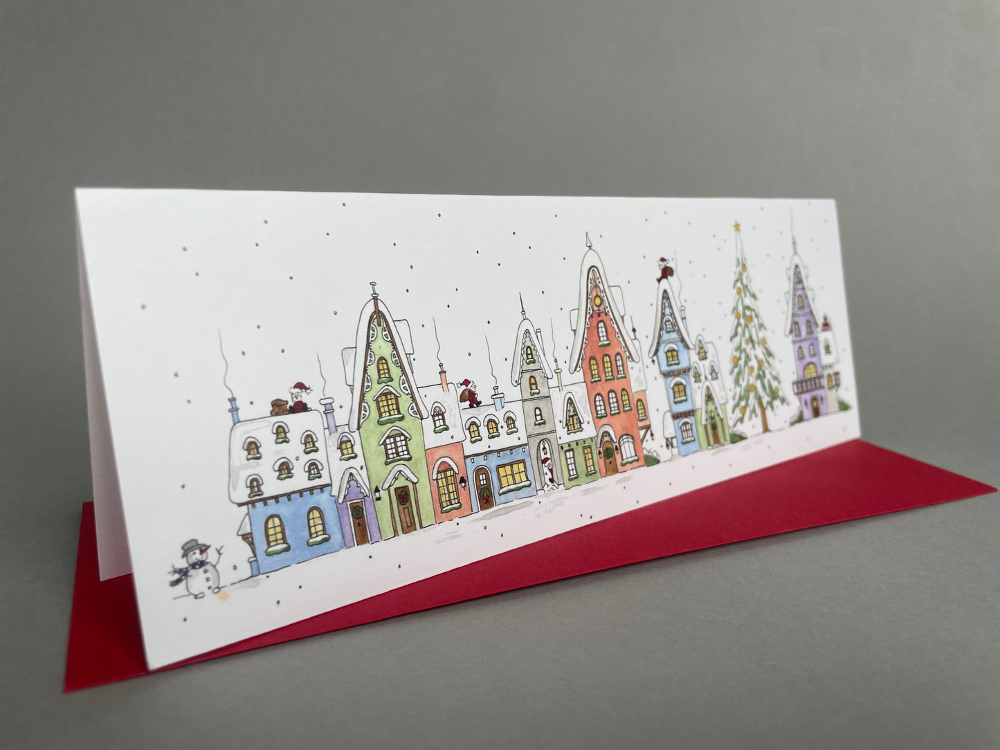 Snowy Houses