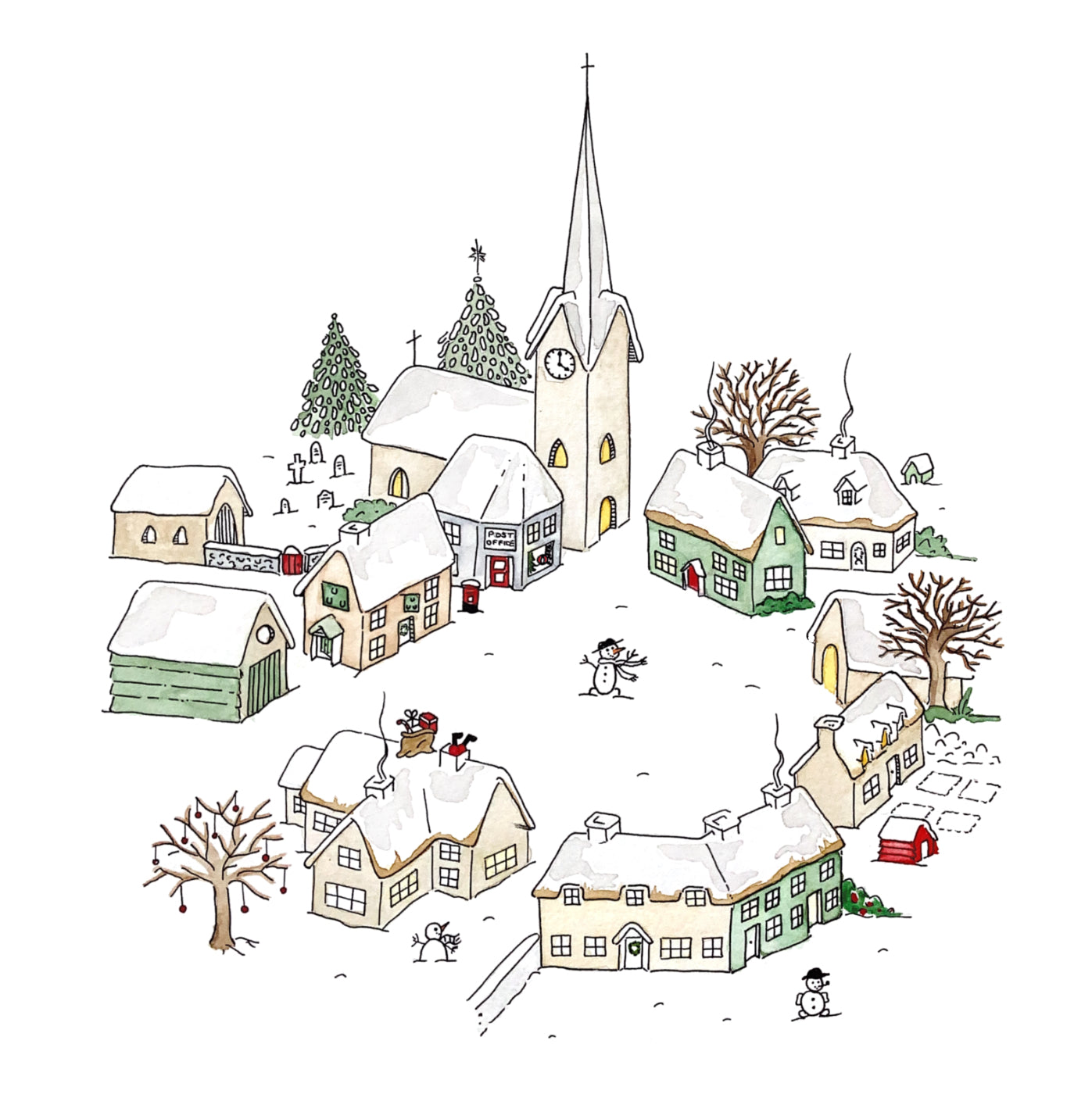 Snowy Village