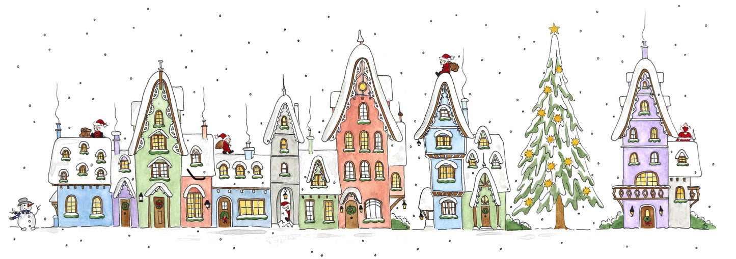 Snowy Houses