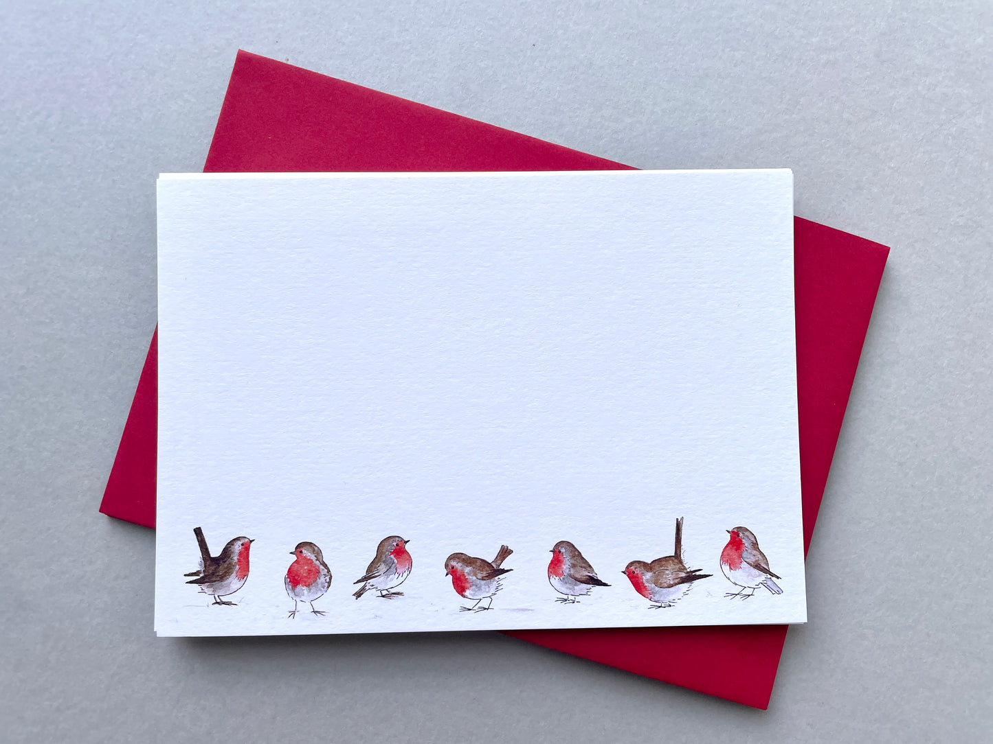 Robins in Snow