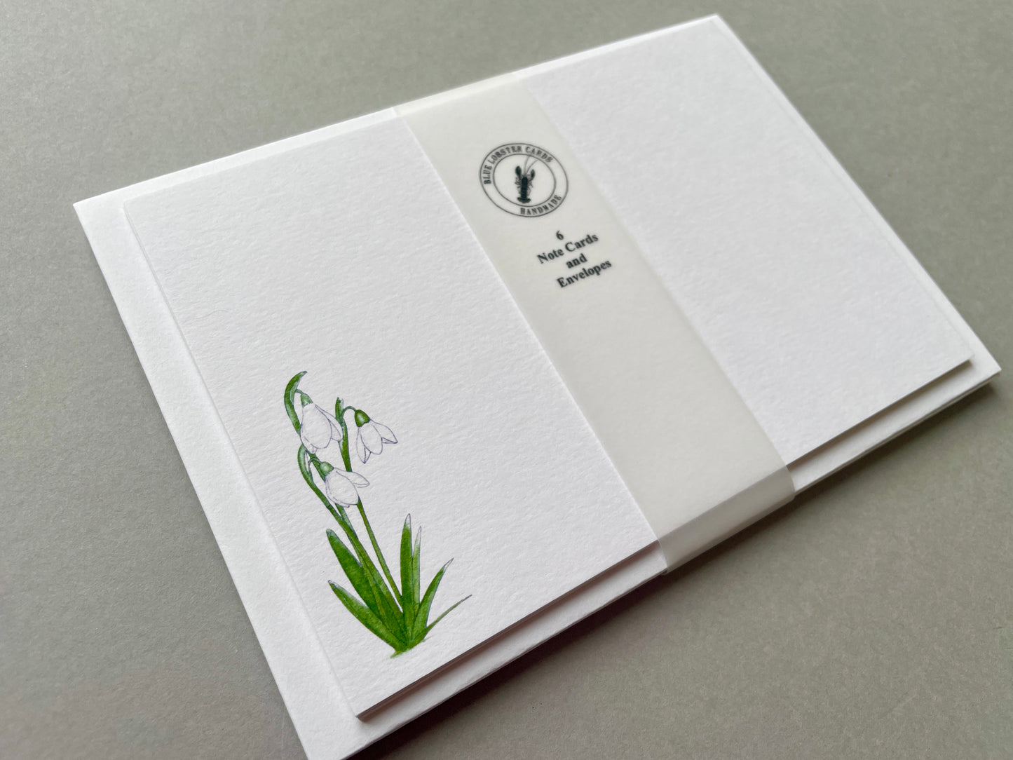 Snowdrop Note Card Stationery