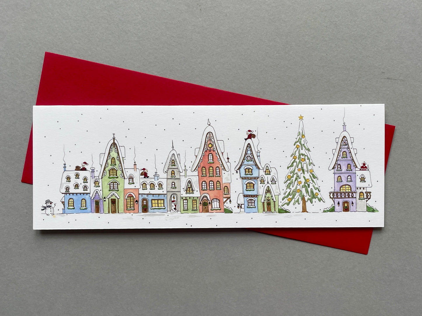 Snowy Houses
