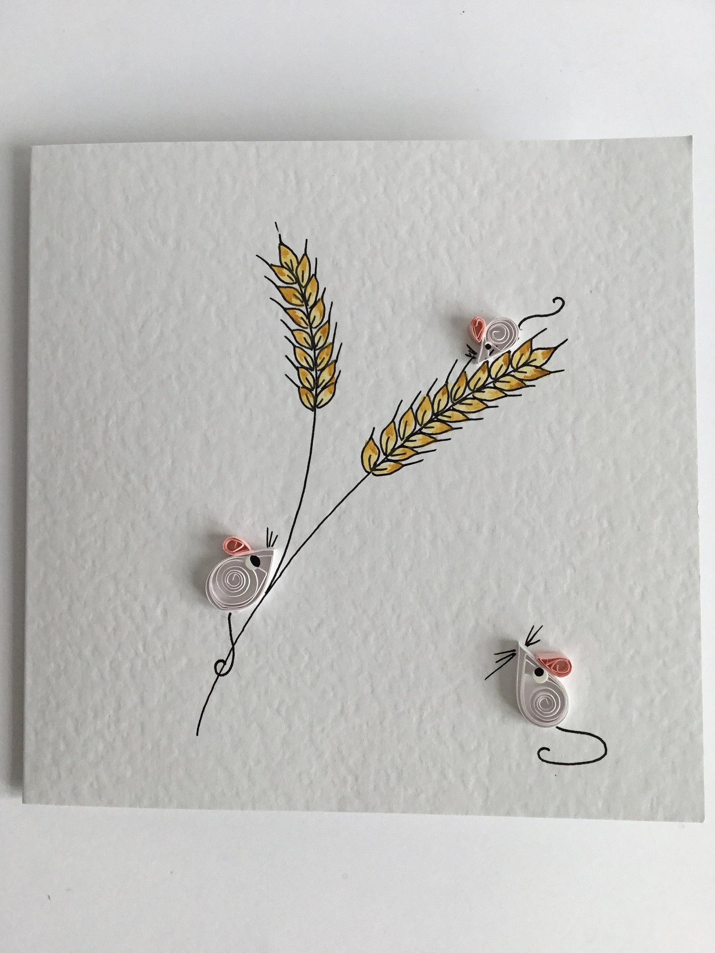 Little Mice on Ears of Wheat