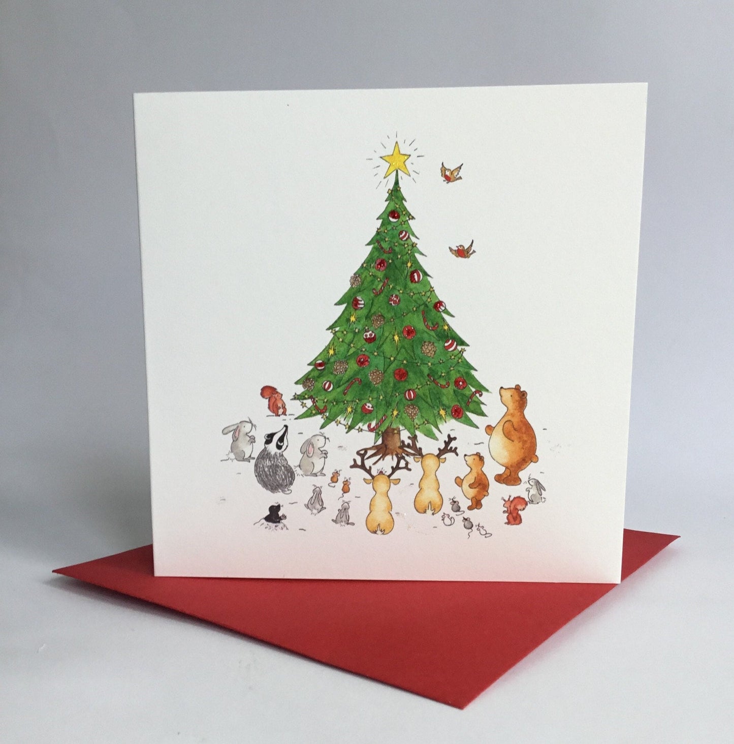 Woodland Animals' Christmas Tree