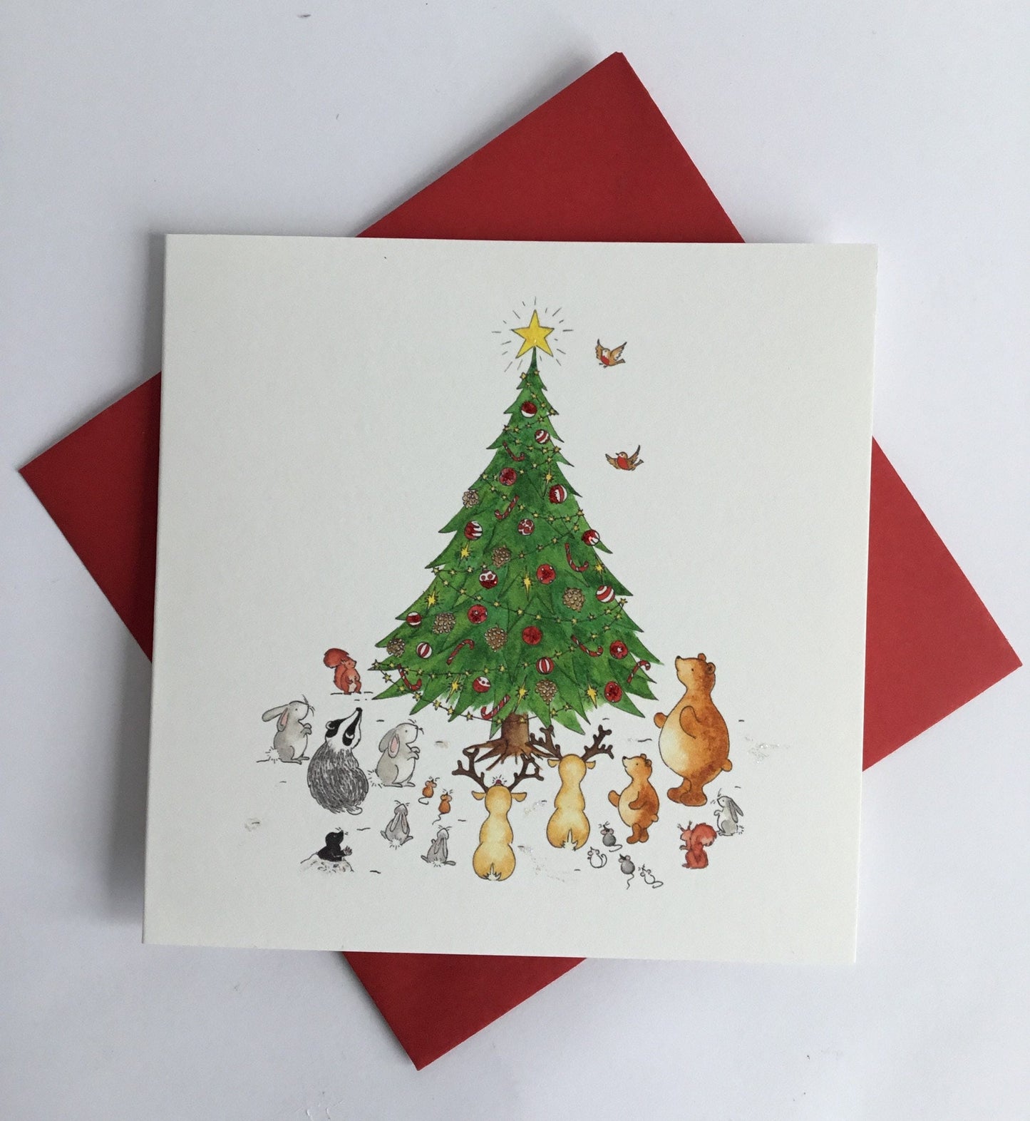 Woodland Animals' Christmas Tree
