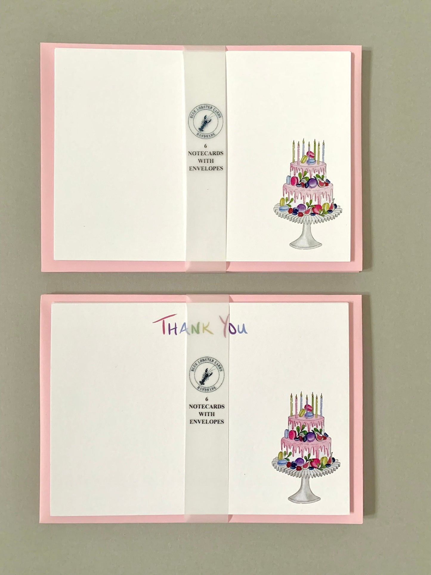 What a Cake! Note Card Stationery