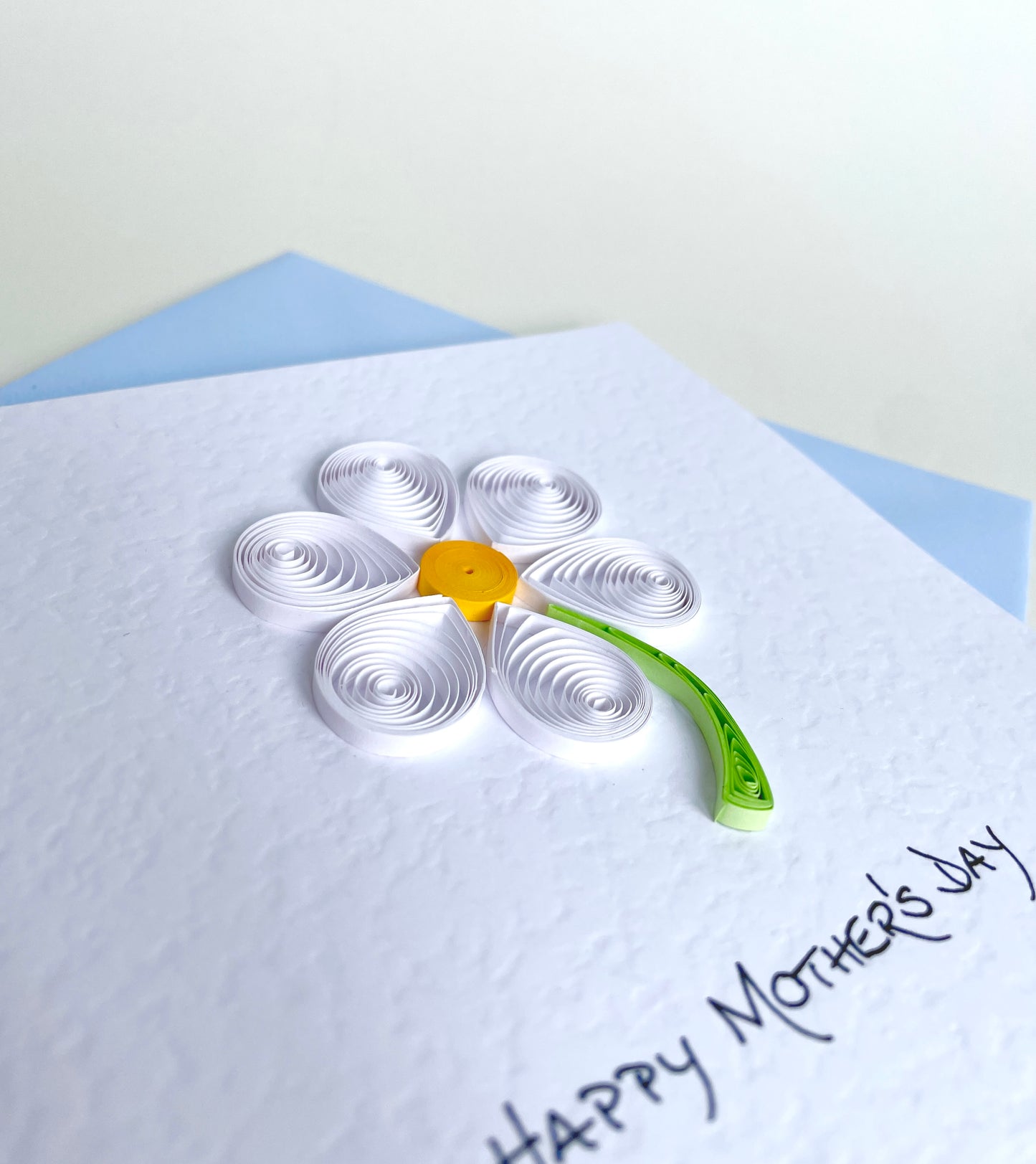 Handmade 3D Mother’s Day Card - Quilled Daisy Paper Art