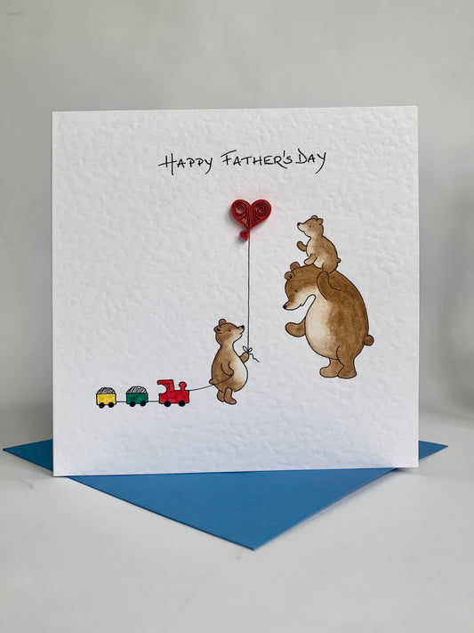 Papa Bear with Cubs