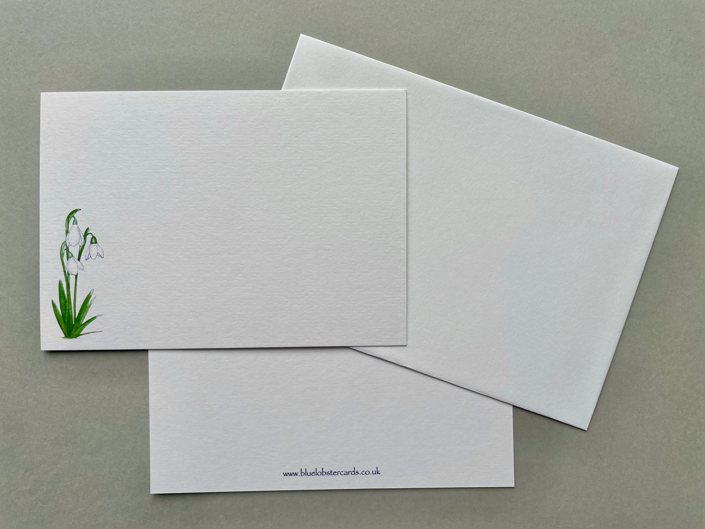 Snowdrop Note Card Stationery