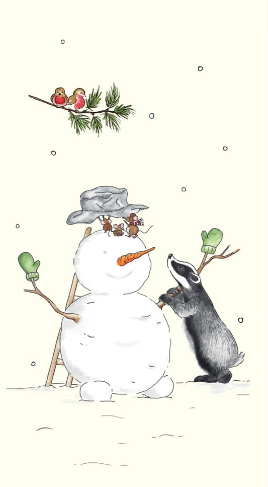 Snowman Christmas Gift Tags – Pack of 6