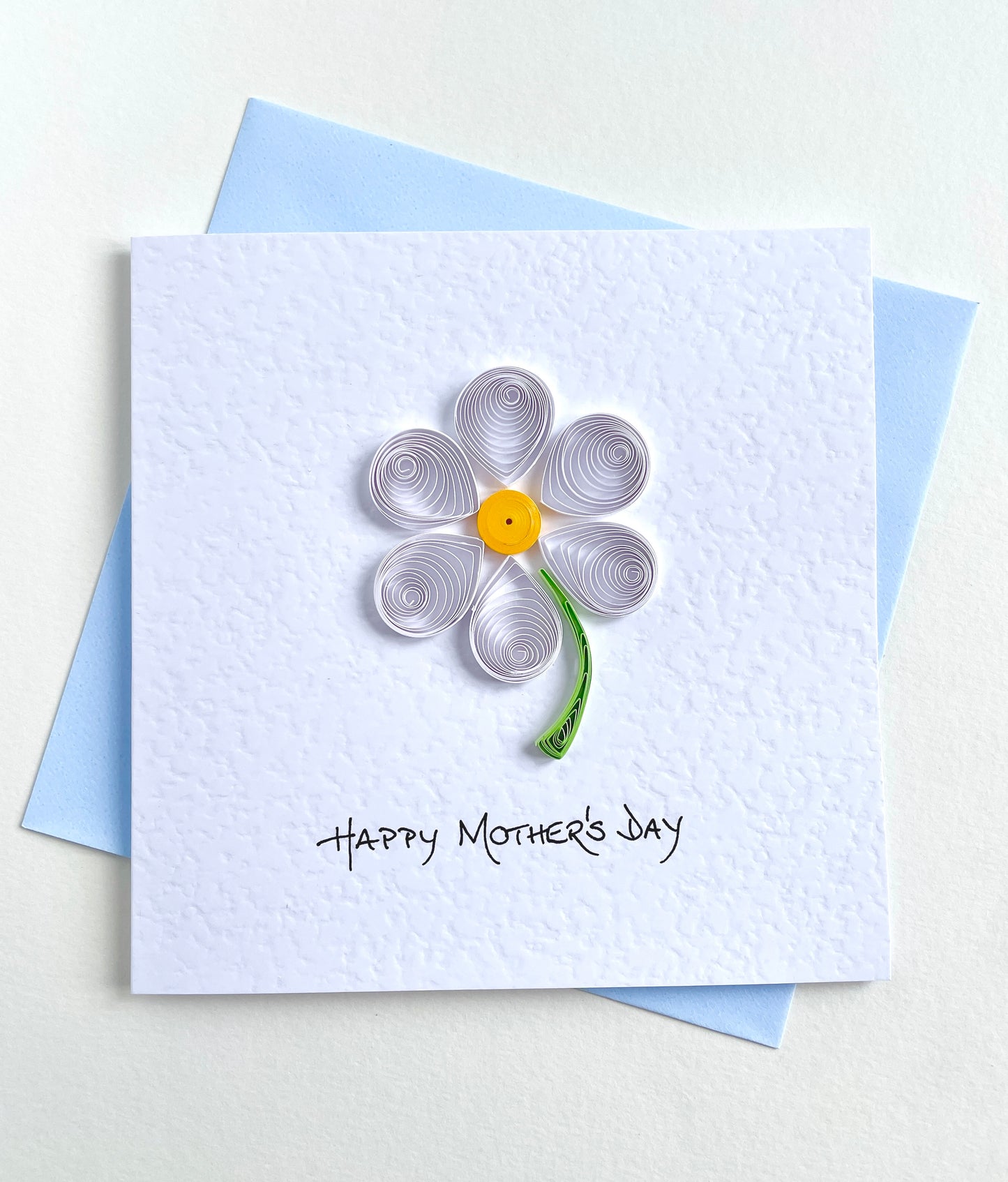 Handmade 3D Mother’s Day Card - Quilled Daisy Paper Art