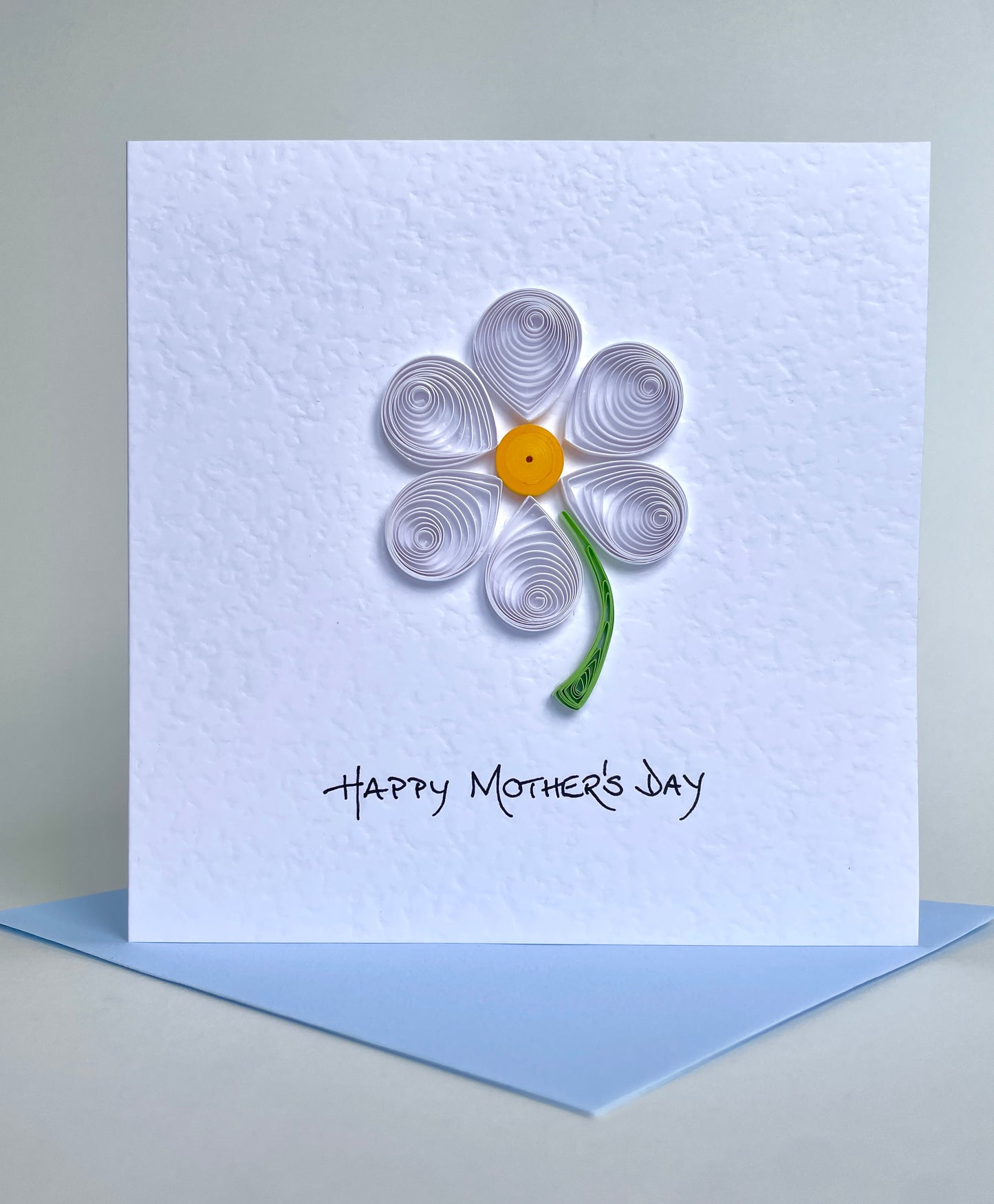 Handmade 3D Mother’s Day Card - Quilled Daisy Paper Art