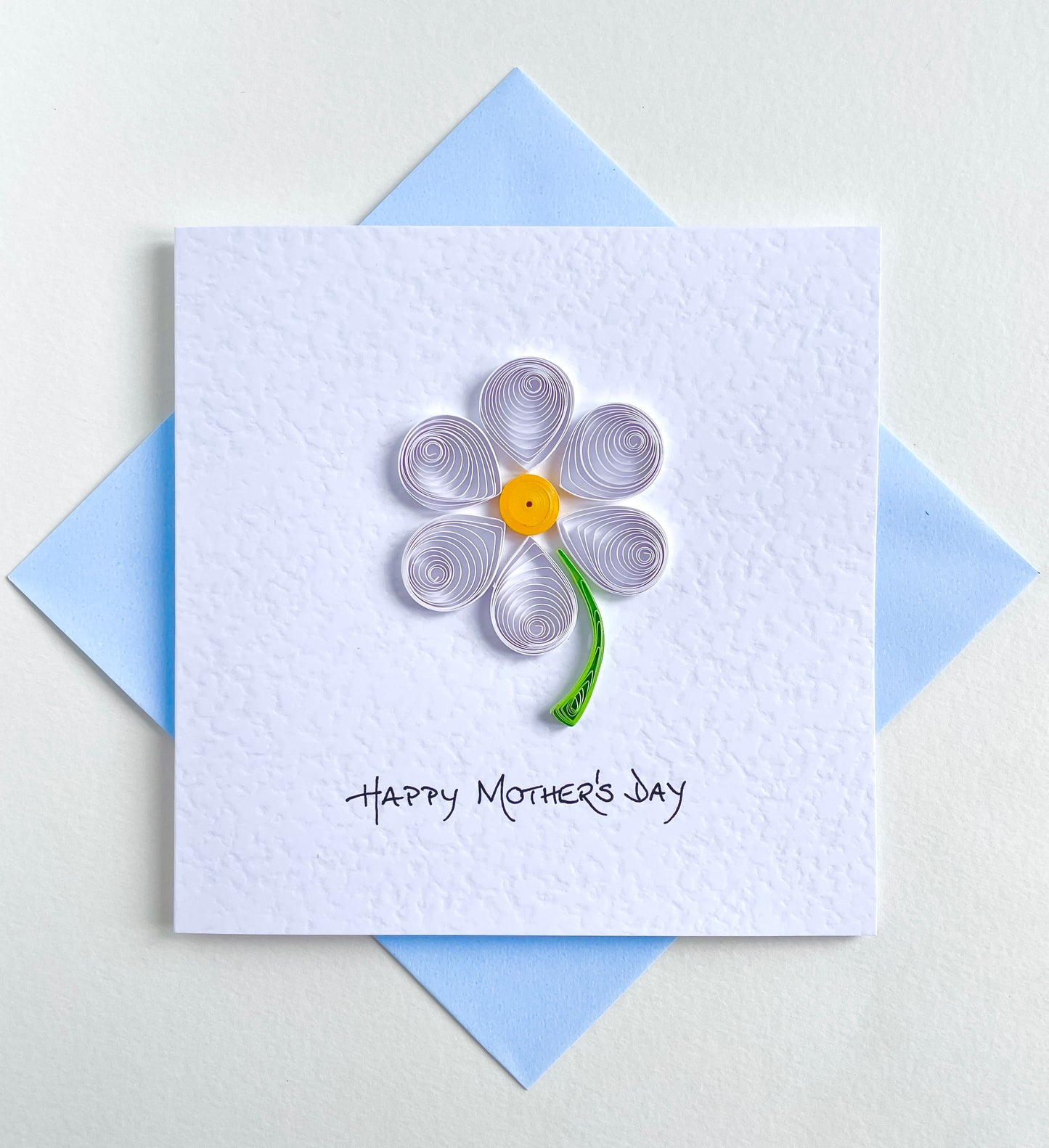 Handmade 3D Mother’s Day Card - Quilled Daisy Paper Art