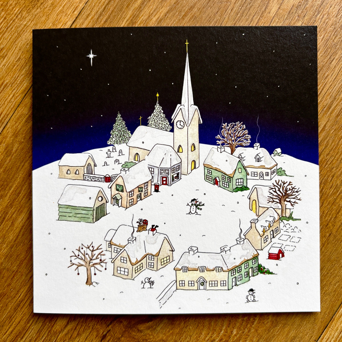 Mixed Charity Christmas Cards (B) - Traditional Watercolour Illustrations