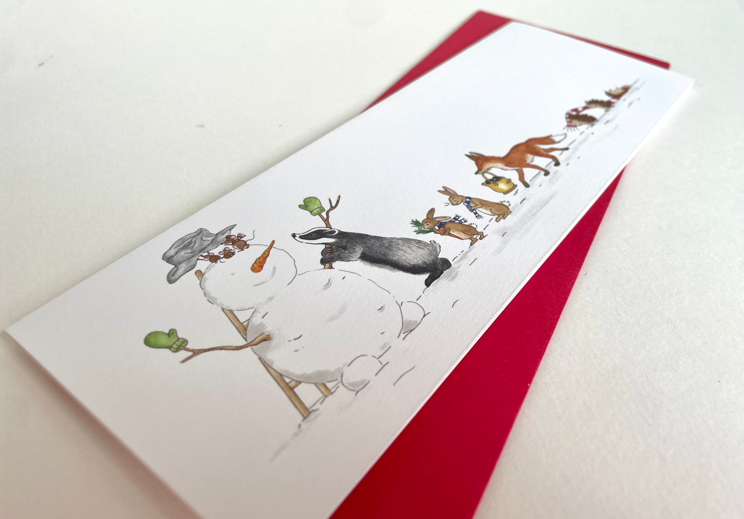 Woodland Animals Build a Snowman - Charity Christmas Pack