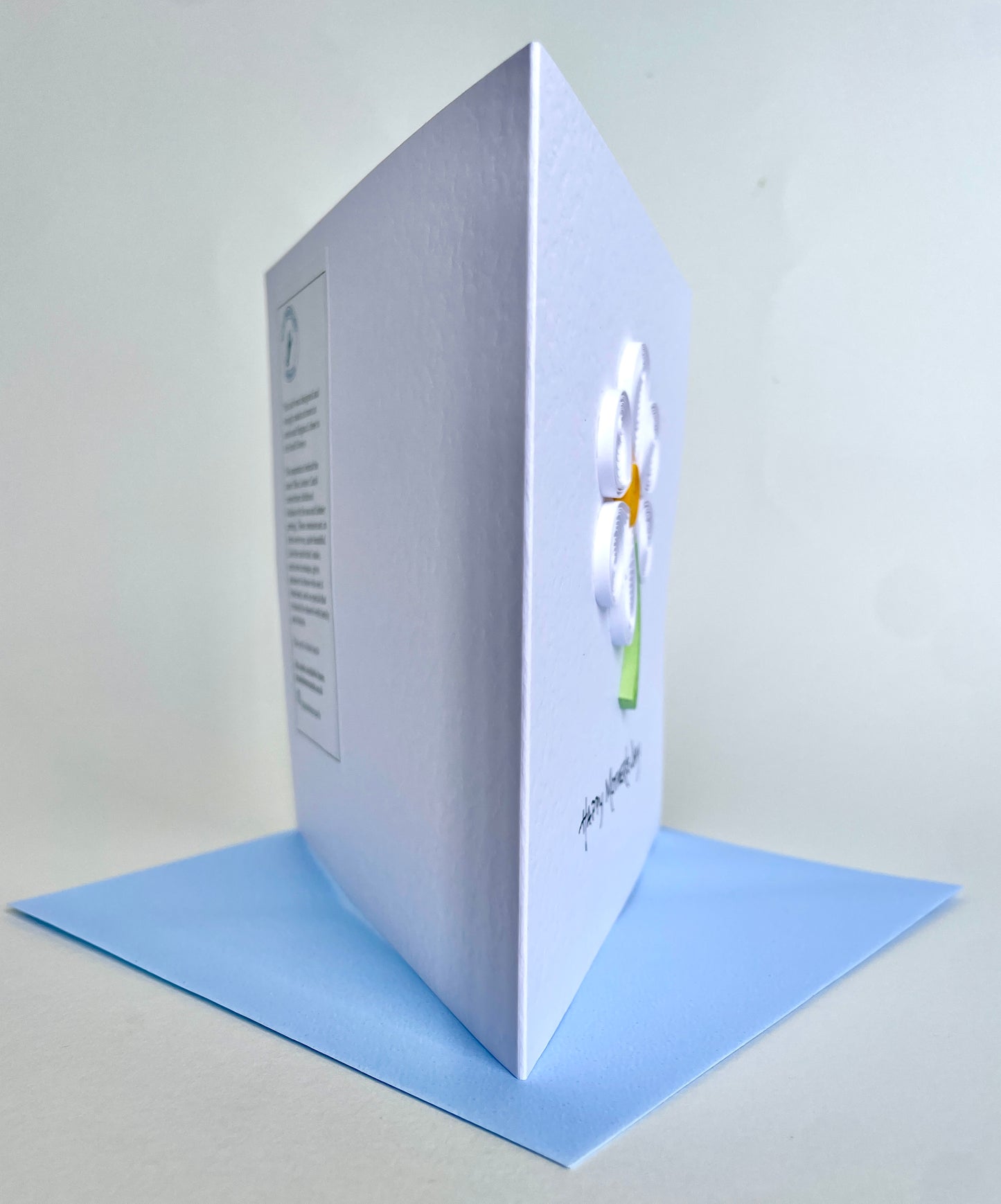 Handmade 3D Mother’s Day Card - Quilled Daisy Paper Art