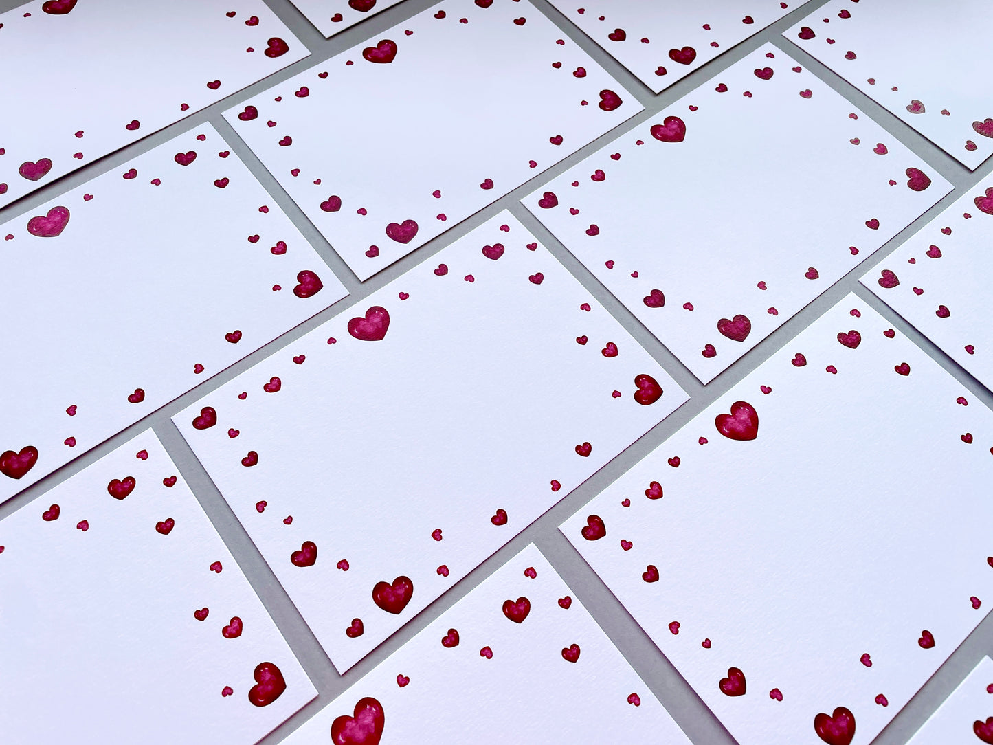 cute romantic notecards with envelopes