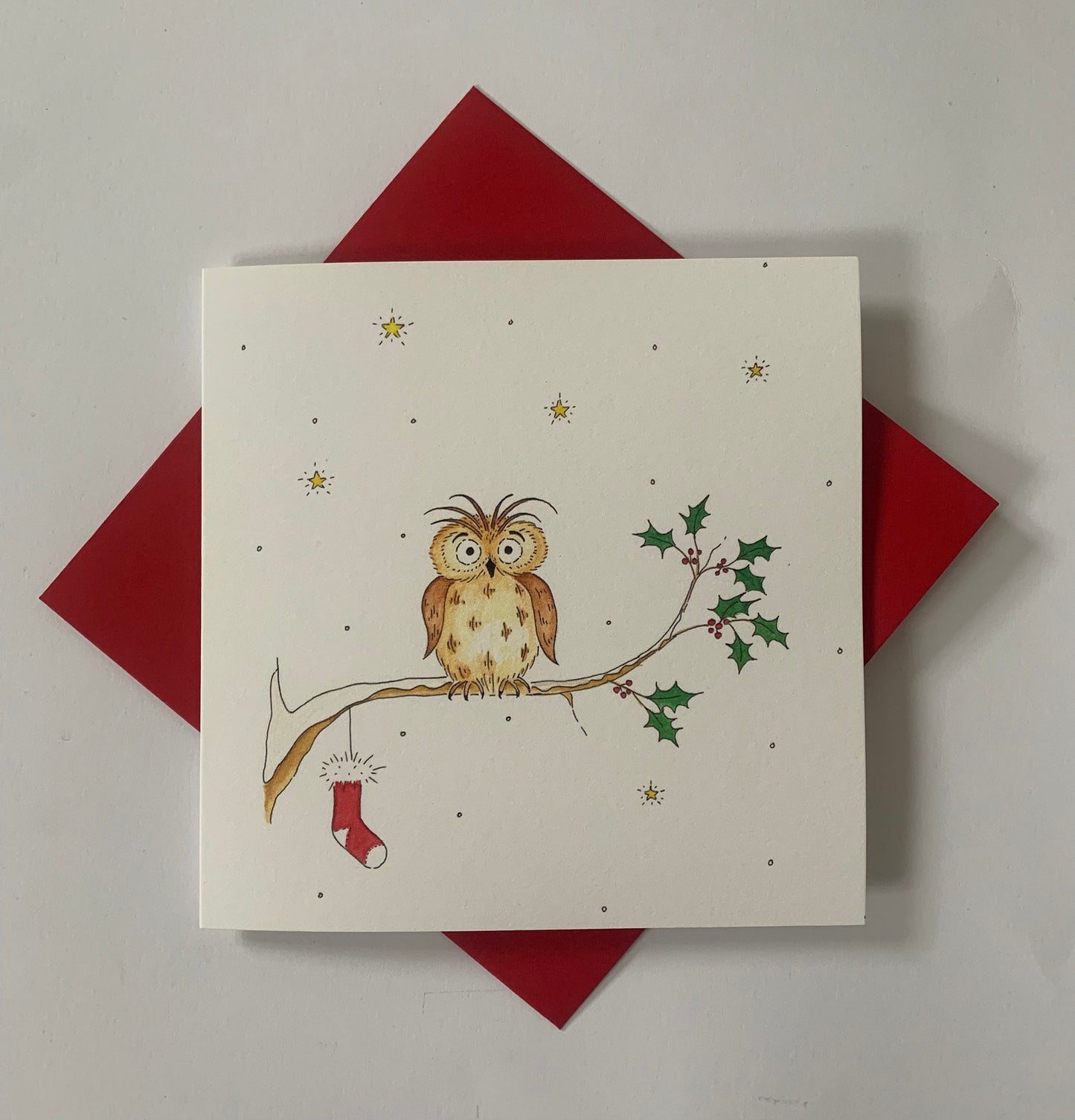 Owl's Christmas Stocking