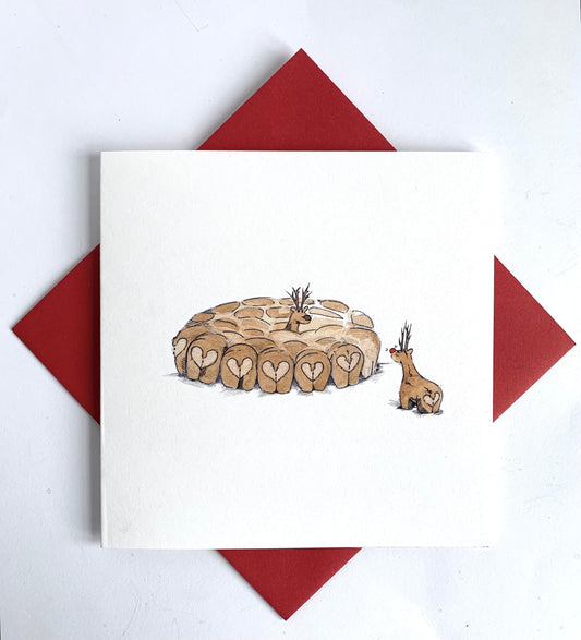 Reindeer Love - Single Card
