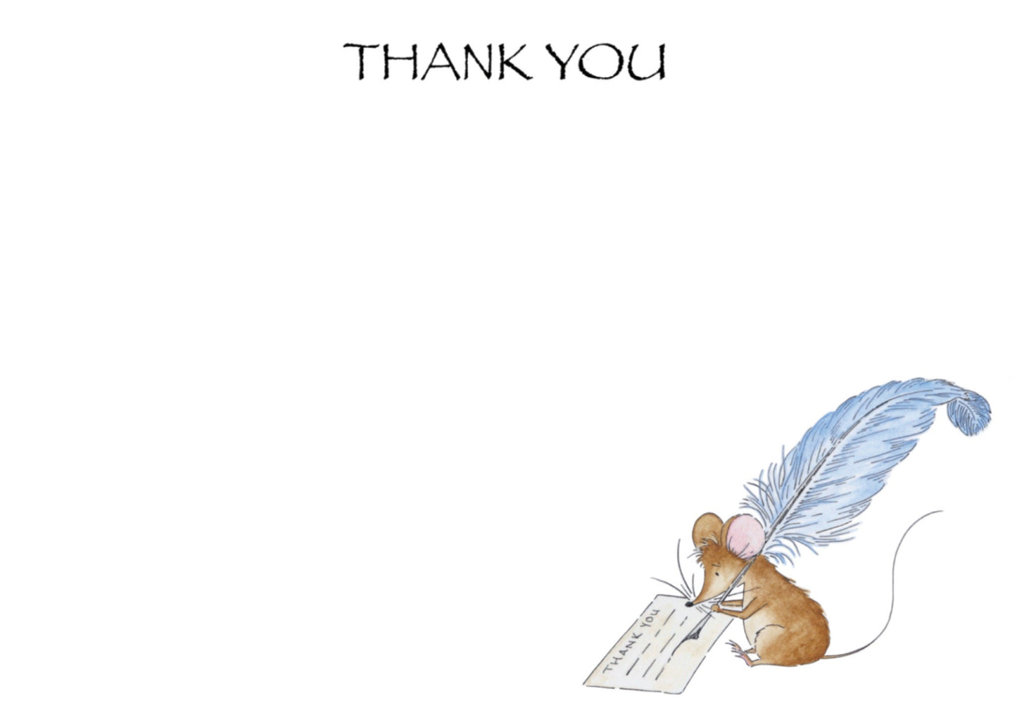 Little Mouse Thank You Note Cards
