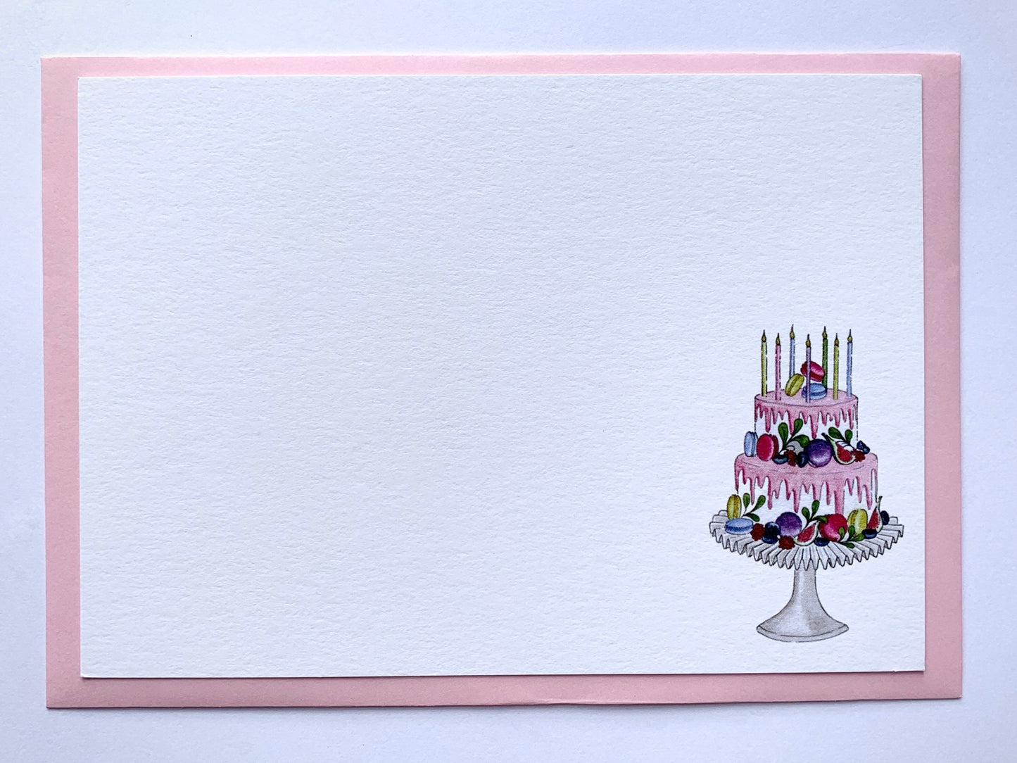 What a Cake! - Matching  Thank you Note Cards