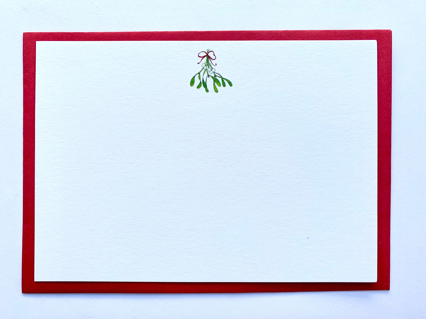 Christmas Mistletoe Notecards