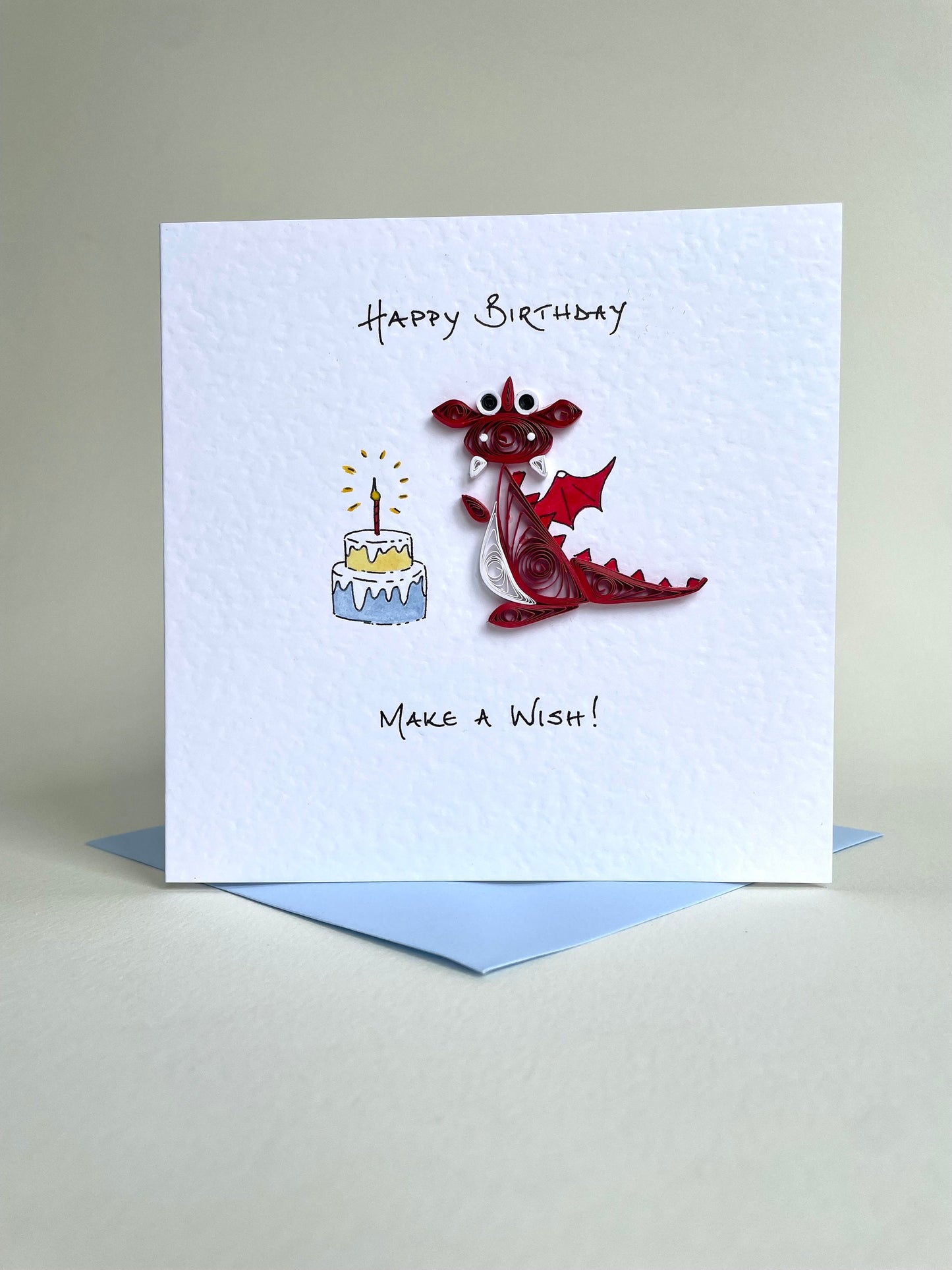 Make A Wish! Red, Green or Purple Dragon Birthday