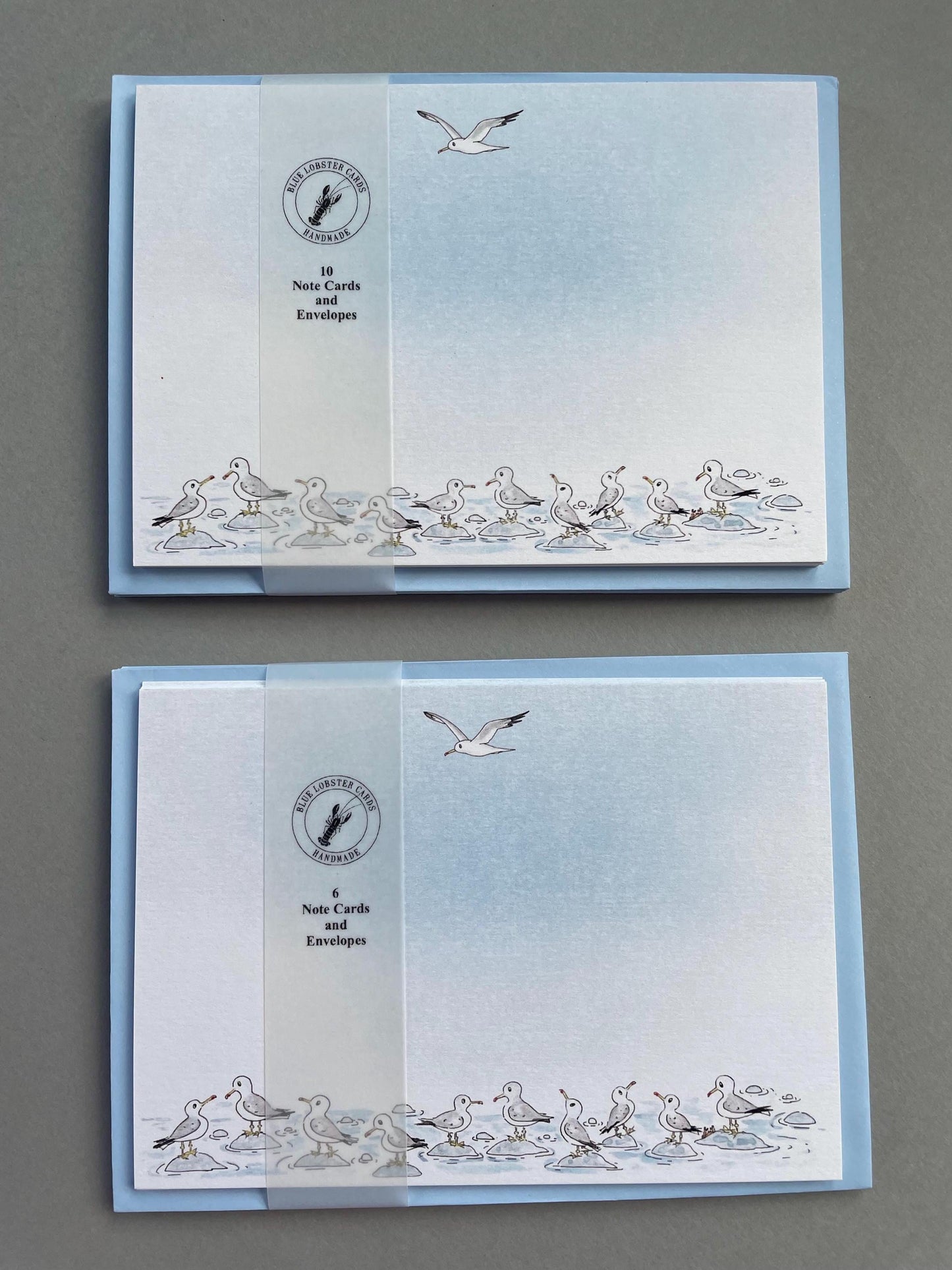 Funny Seagulls Note Cards